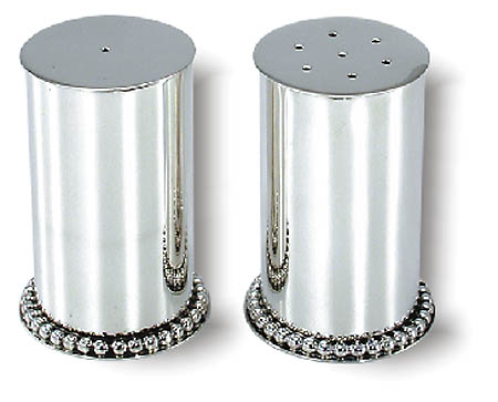 Silver Salt & Pepper Shakers